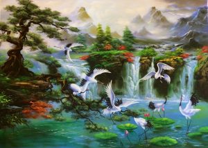 tranh phong thủy cho người mệnh kim
