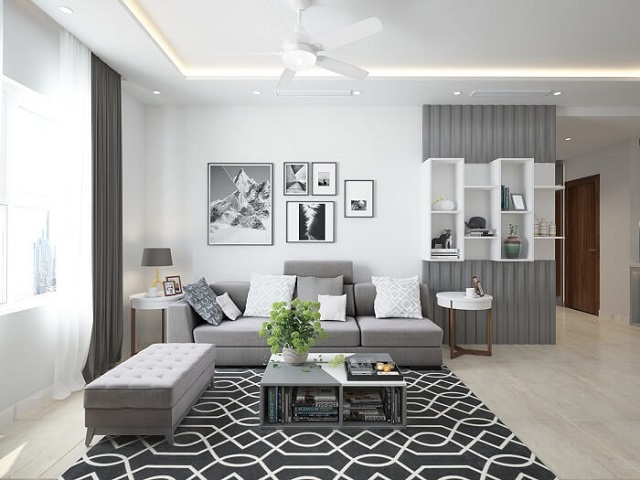 thiết kế căn hộ chung cư 70m2
