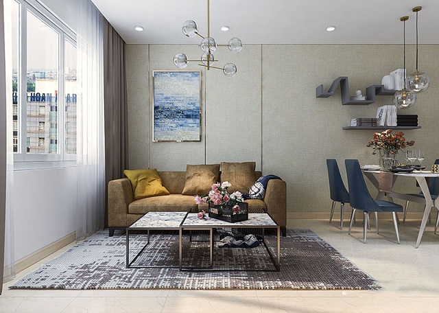 thiết kế căn hộ chung cư 70m2