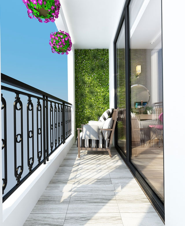 Thiết kế căn hộ 100m2 3 phòng ngủ