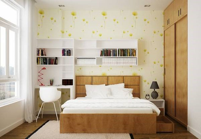 thiết kế căn hộ 80m2 2 phòng ngủ 