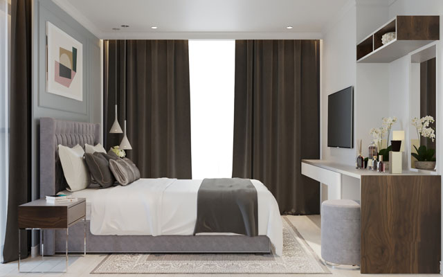 Thiết kế căn hộ 100m2 3 phòng ngủ