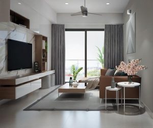 thiết kế nội thất phòng khách