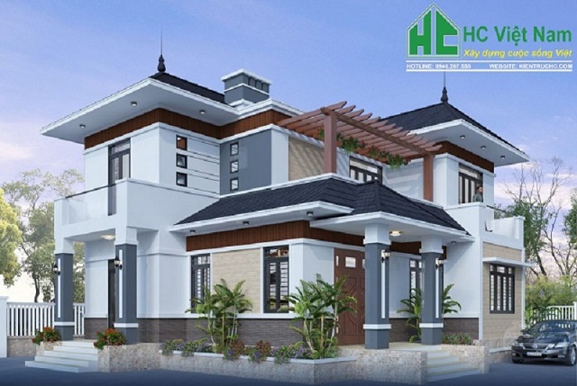 Mẫu thiết kế biệt thự sang trọng, tinh tế