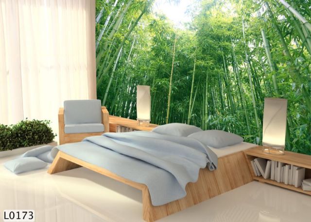 Phòng ngủ giữa không gian thiên nhiên 3D