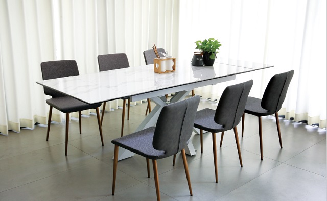 bàn ăn chung cư 6 ghế