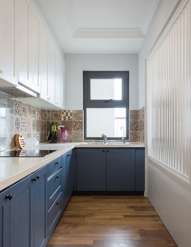 Phòng bếp gắn liền với phòng khách