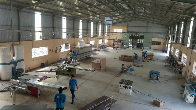 Hình ảnh xưởng sản xuất nội thất chung cư