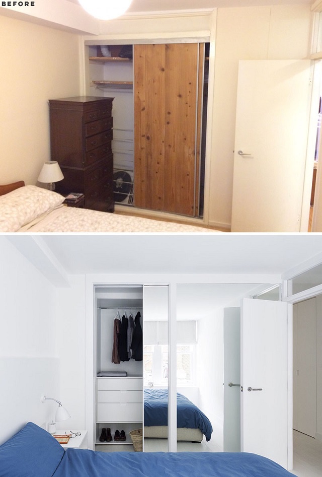 Chỉ thay màu sơn cùng vài đồ nội thất, căn phòng đã sáng sủa, hiện đại, trông như mới