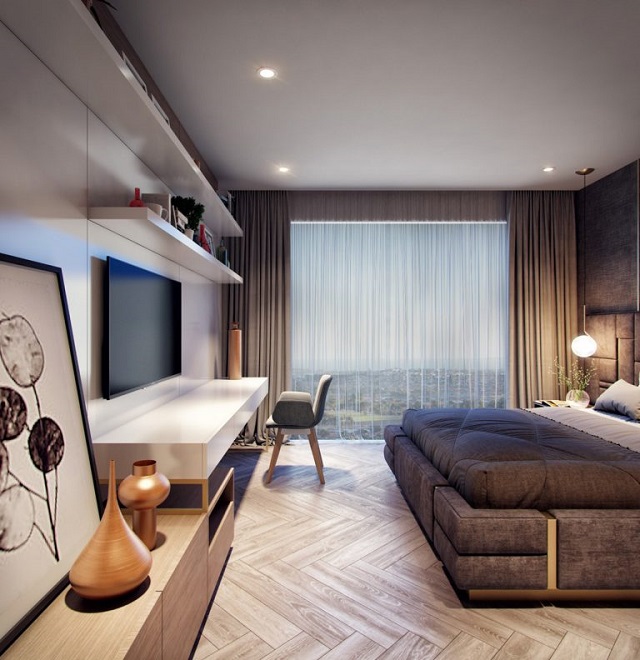 Mẫu nội thất phòng ngủ 100m2