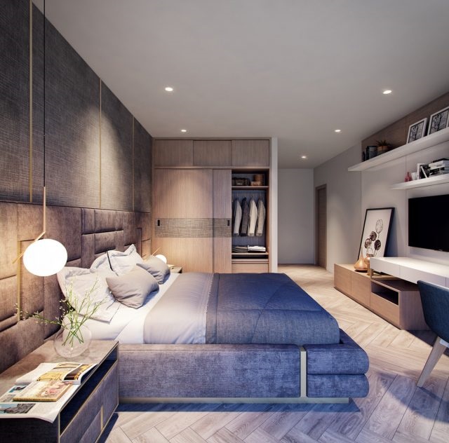 Mẫu nội thất phòng ngủ 100m2