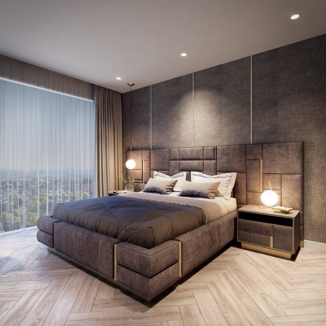 Mẫu nội thất phòng ngủ 100m2