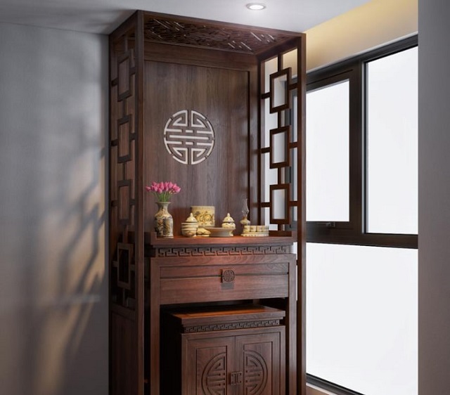 Màu sắc bàn thờ nhà chung cư