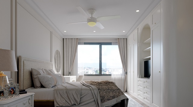 Thiết kế theo mẫu với phòng ngủ 130m2
