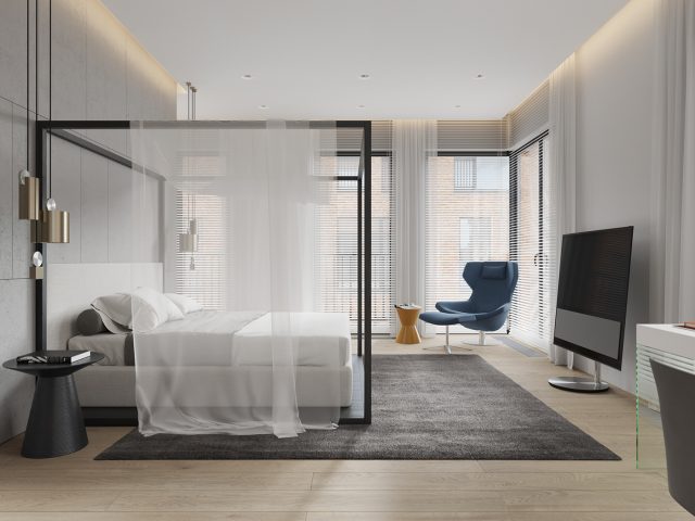 Mẫu nội thất phòng ngủ 90m2