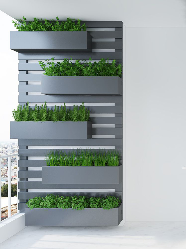 thiết kế nội thất khu vực ban công