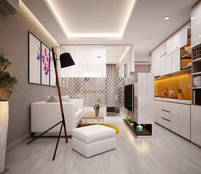 thiết kế nội thất chung cư diện tích nhỏ 15