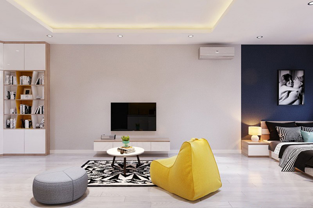 thiết kế nội thất chung cư 45m2 4