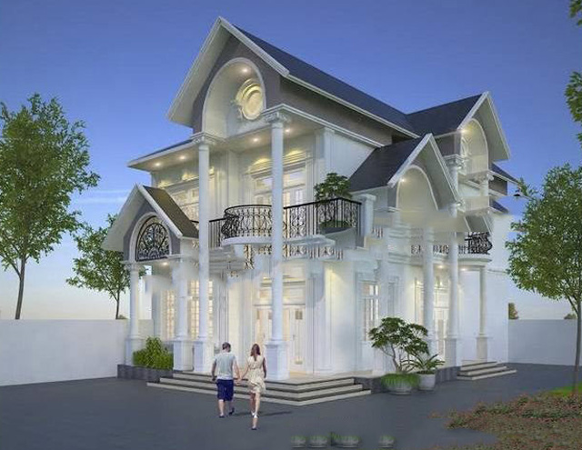 Mẫu thiết kế biệt thự 2 tầng đẹp tại Ninh Bình