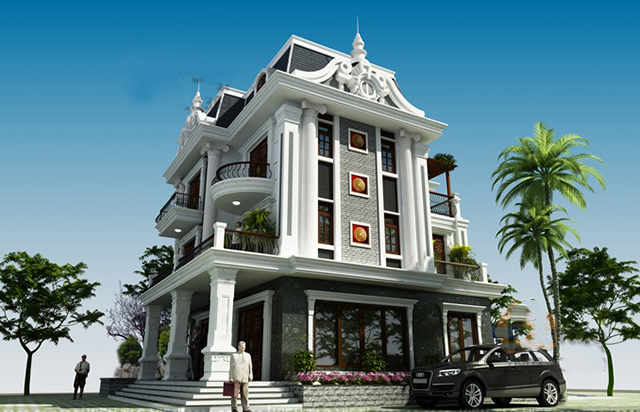 Thiết kế biệt thự tân cổ điển