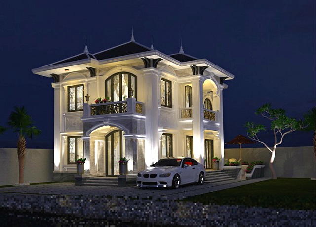 Không sở hữu diện tích lớn nhưng căn biệt thự vẫn đáp ứng đủ không gian sinh hoạt cho gia đình