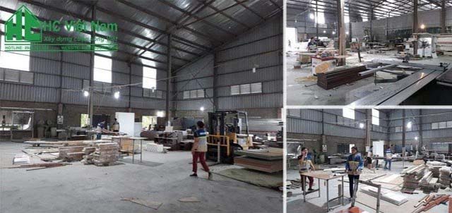 Xưởng công ty cổ phần kiến trúc & nội thất HC Việt Nam
