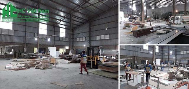 Xưởng Công ty cổ phần kiến trúc & nội thất HC Việt Nam