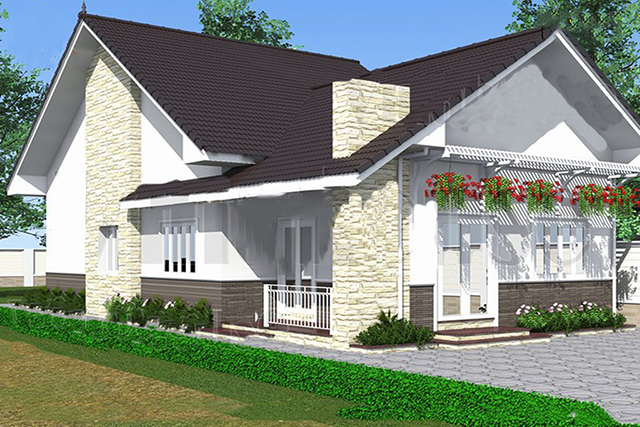 nhà cấp 4 3 phòng ngủ