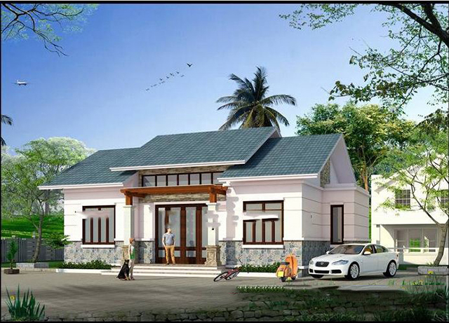 nhà cấp 4 3 phòng ngủ