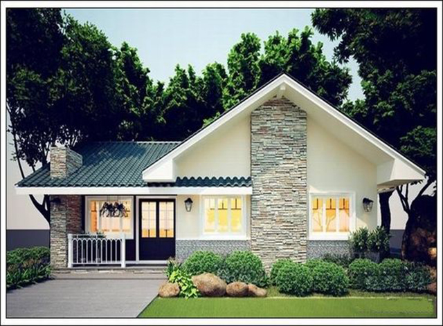 nhà cấp 4 3 phòng ngủ