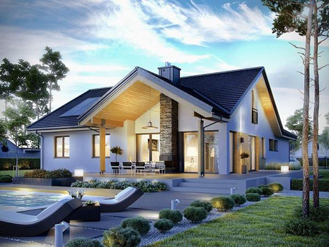 nhà cấp 4 3 phòng ngủ