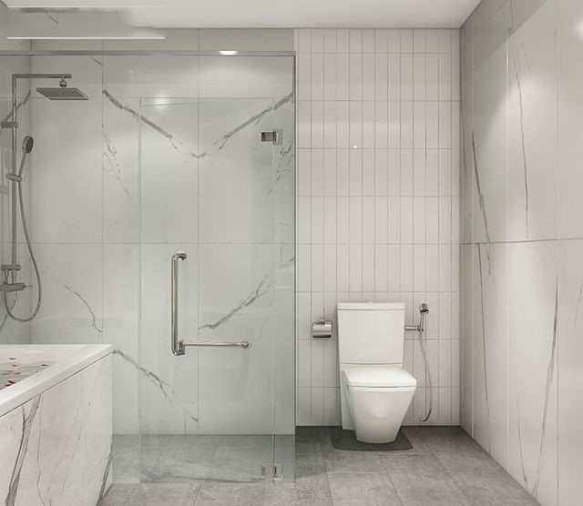 Phòng tắm nhà anh Vinh