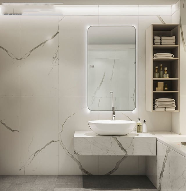 Phòng tắm nhà anh Vinh