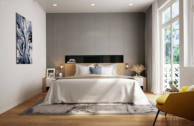 Phòng ngủ cho vợ chồng nhà anh vinh