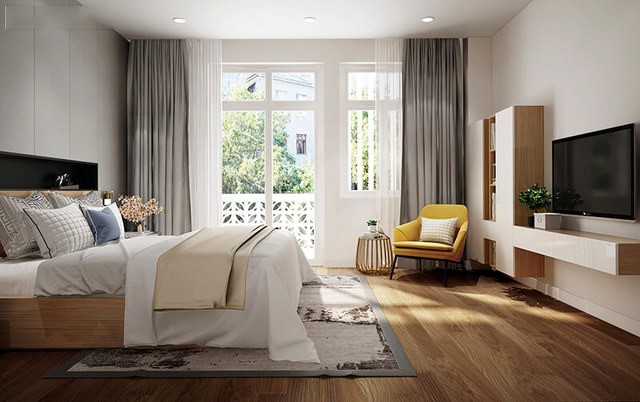 Phòng ngủ cho vợ chồng nhà anh vinh