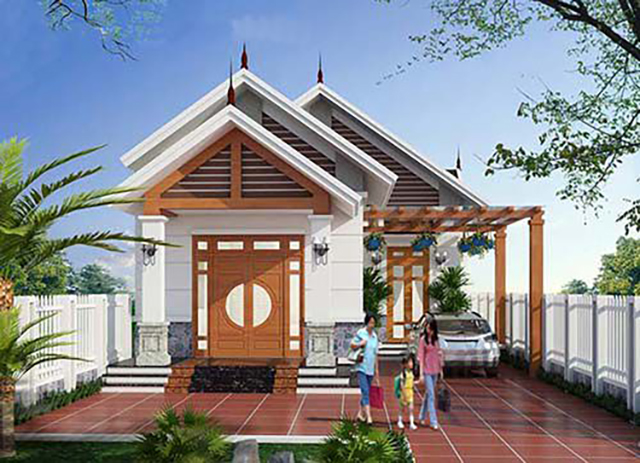 Tại sao người ta lại yêu thích mẫu nhà cấp 4 có 3 phòng ngủ, 1 phòng thờ?