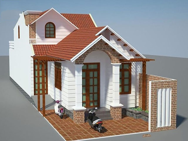Mẫu Nhà Cấp 4 Diện Tích 5x20 (100m2) Có Gác Lửng