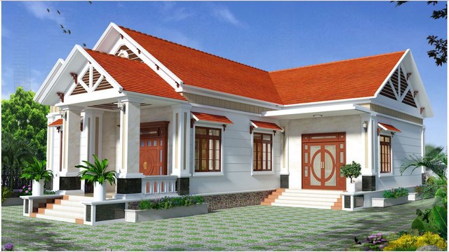 Nhà cấp 4 hình chữ L