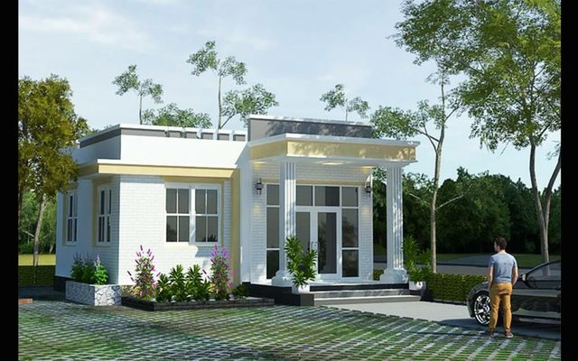 Nhà cấp 4 mái bằng