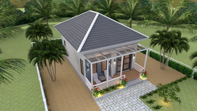 Mẫu Nhà Cấp 4 Mái Thái Theo Phong Cách Đơn Giản