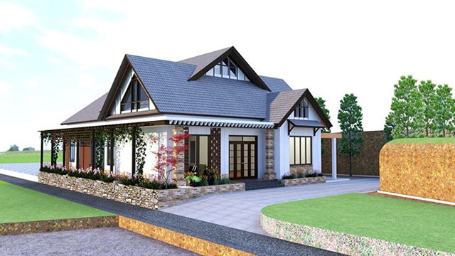 Nhà Ống Cấp 4 Có sân vườn