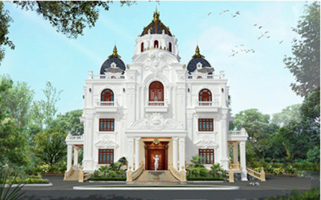 Thiết kế biệt thự tân cổ điển đẳng cấp 1000m2 tại Quảng Ninh