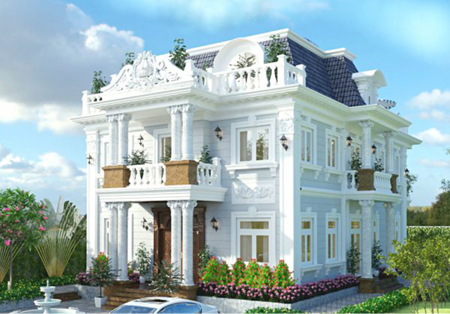 Thiết kế biệt thự tân cổ điển hiện đại tại Quảng Ninh