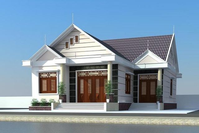 Một số mẫu nhà cấp 4 diện tích 100m2