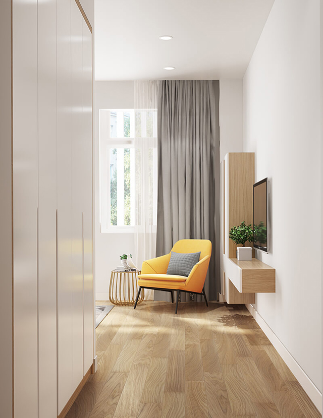 Mẫu Thiết kế nội thất nhà ống 5m x 20m mang phong cách hiện đại 7