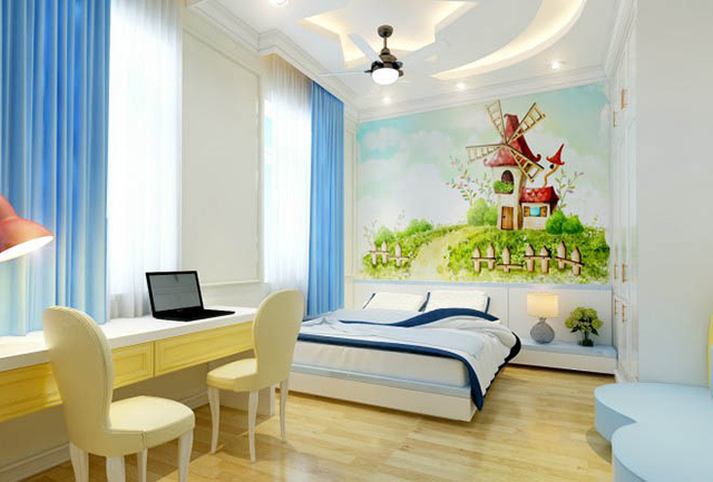 Phòng ngủ cho bé gái