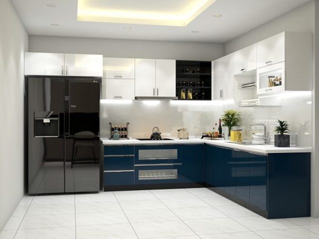 nhà bếp tủ chữ L 
