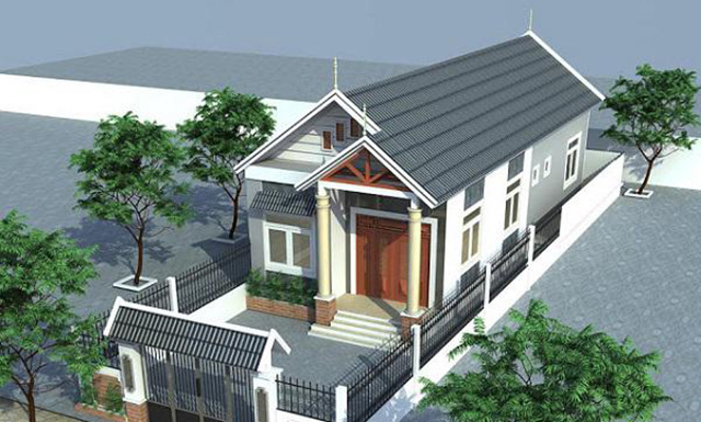 Nhà cấp 4 một tầng 5x20