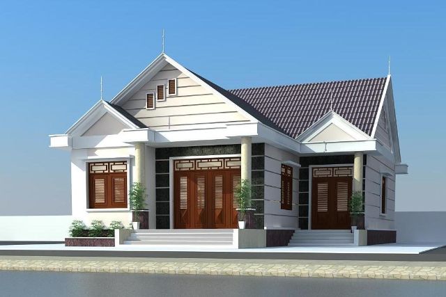 nhà cấp 4 mái thái