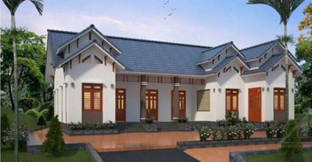 nhà cấp 4 mái thái